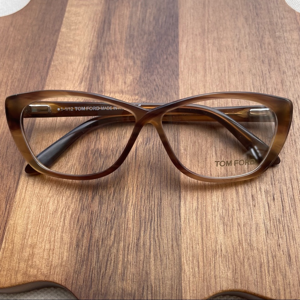 NEW Tom Ford TF 5227 Brown Fade Women’s Eyeglasses Optical Frames Authentic